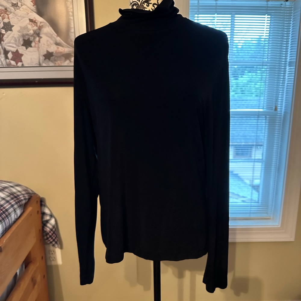 Black turtleneck from Chicos